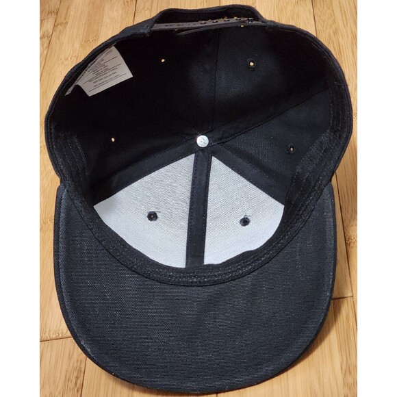 Carhartt Mens Hat Cap Black Snapback Moisture Wicking Fast Dry Ashland Work - Picture 6 of 8